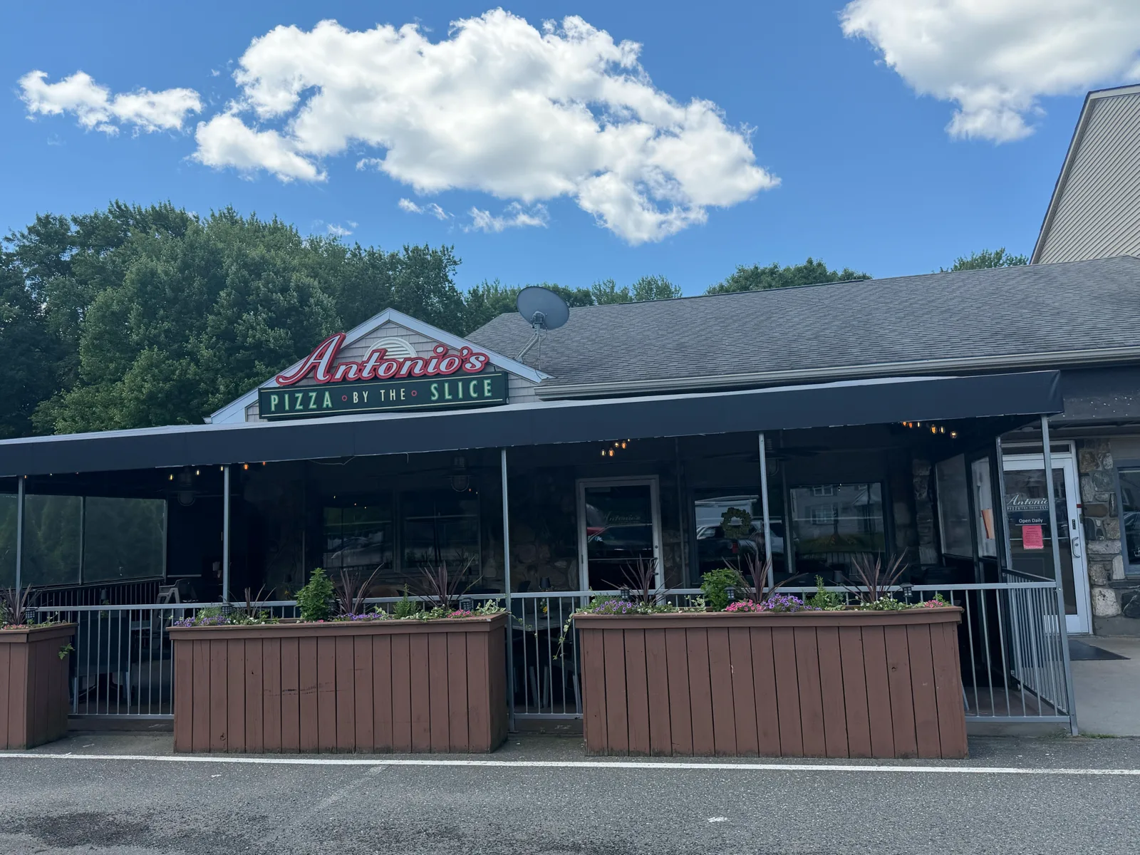 Antonio's Pizza Belchertown storefront by day