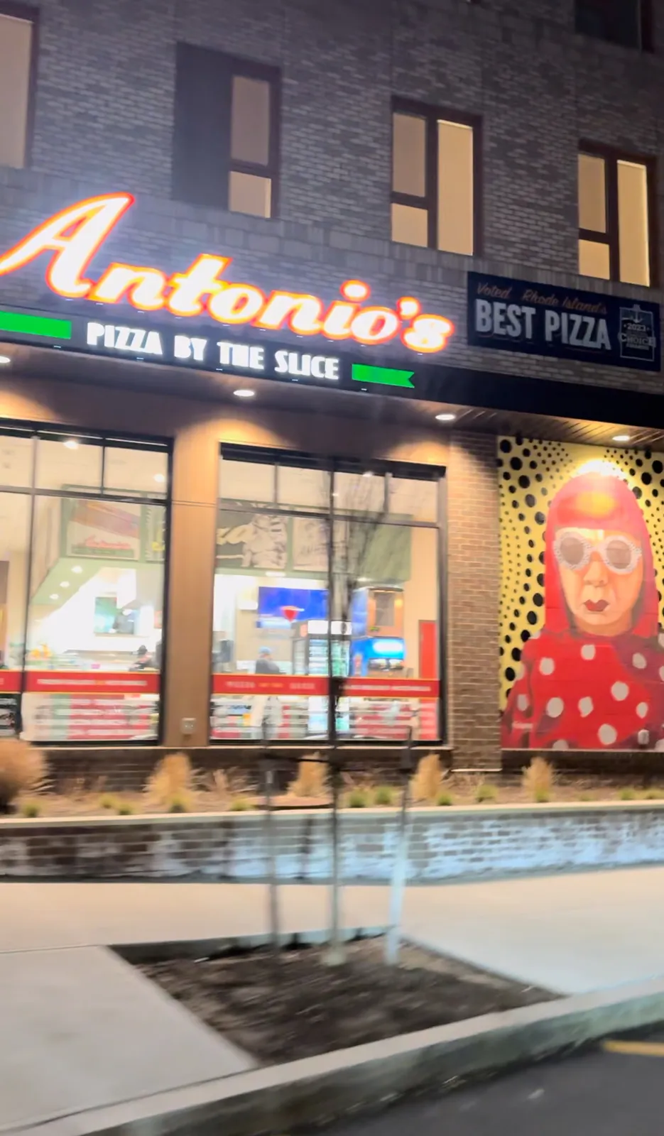 Providence Pizza Week 2024 award at Antonio's Wickenden Street